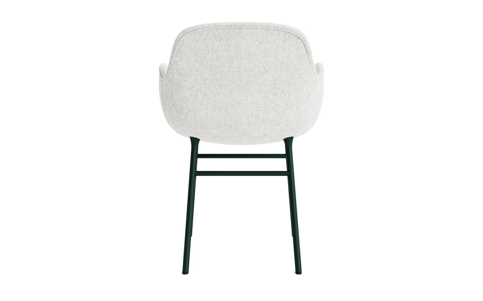 Form Lehnstuhl gepolstert Grün Stahl Hallingdal in Hallingdal 110 präsentiert im Onlineshop von KAQTU Design AG. Stuhl mit Armlehne ist von Normann Copenhagen