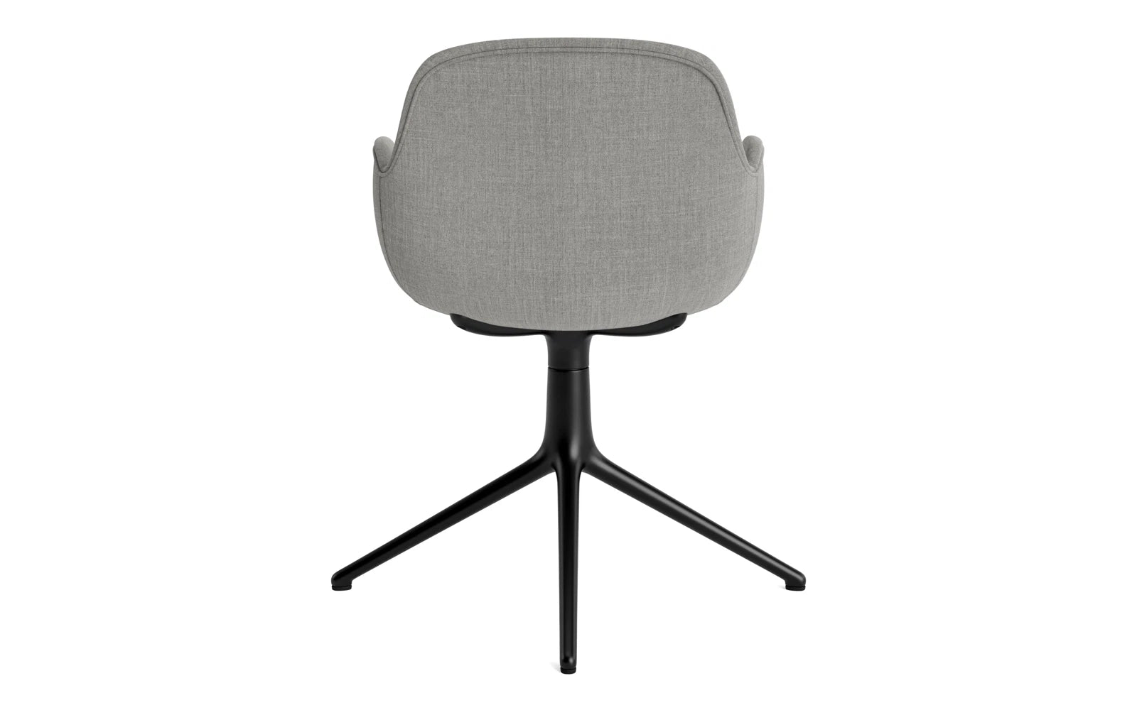 Form Drehsessel 4L gepolstert schwarzes Aluminium Remix in Remix 133 präsentiert im Onlineshop von KAQTU Design AG. Sessel ist von Normann Copenhagen
