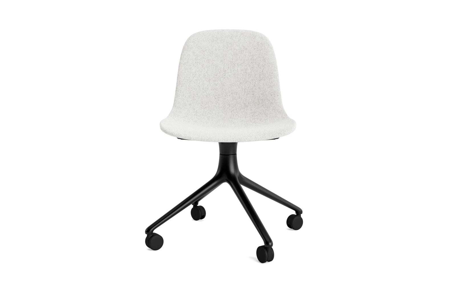 Form Drehstuhl 4W schwarzes Aluminium Vollpolster Hallingdal in Hallingdal 110 präsentiert im Onlineshop von KAQTU Design AG. Drehstuhl ist von Normann Copenhagen