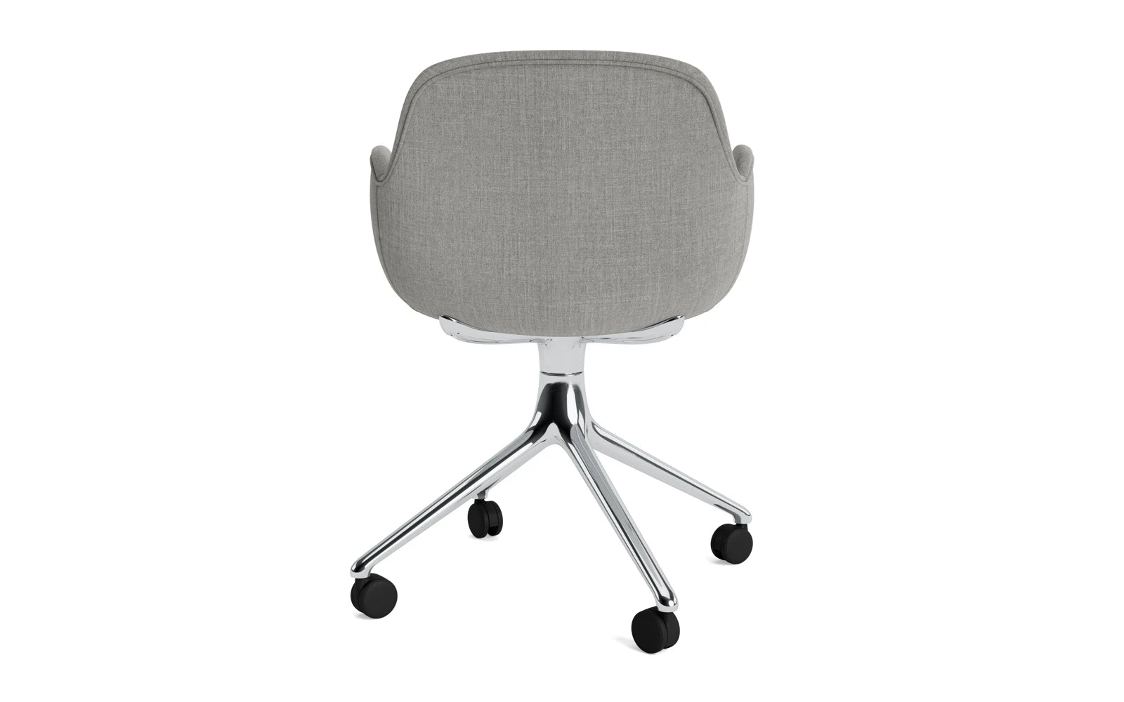 Form Drehsessel 4W Vollpolster Aluminium/Remix in Remix 133 präsentiert im Onlineshop von KAQTU Design AG. Sessel ist von Normann Copenhagen