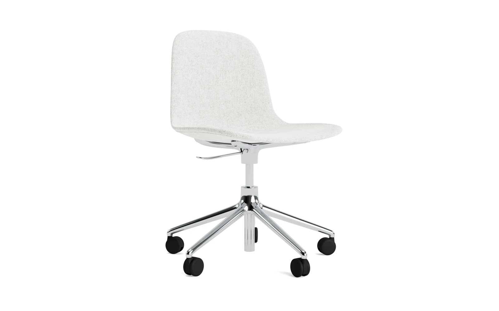 Form Drehsessel mit 5 Rollen Vollpolster Aluminium Hallingdal in Hallingdal 110 präsentiert im Onlineshop von KAQTU Design AG. Sessel ist von Normann Copenhagen