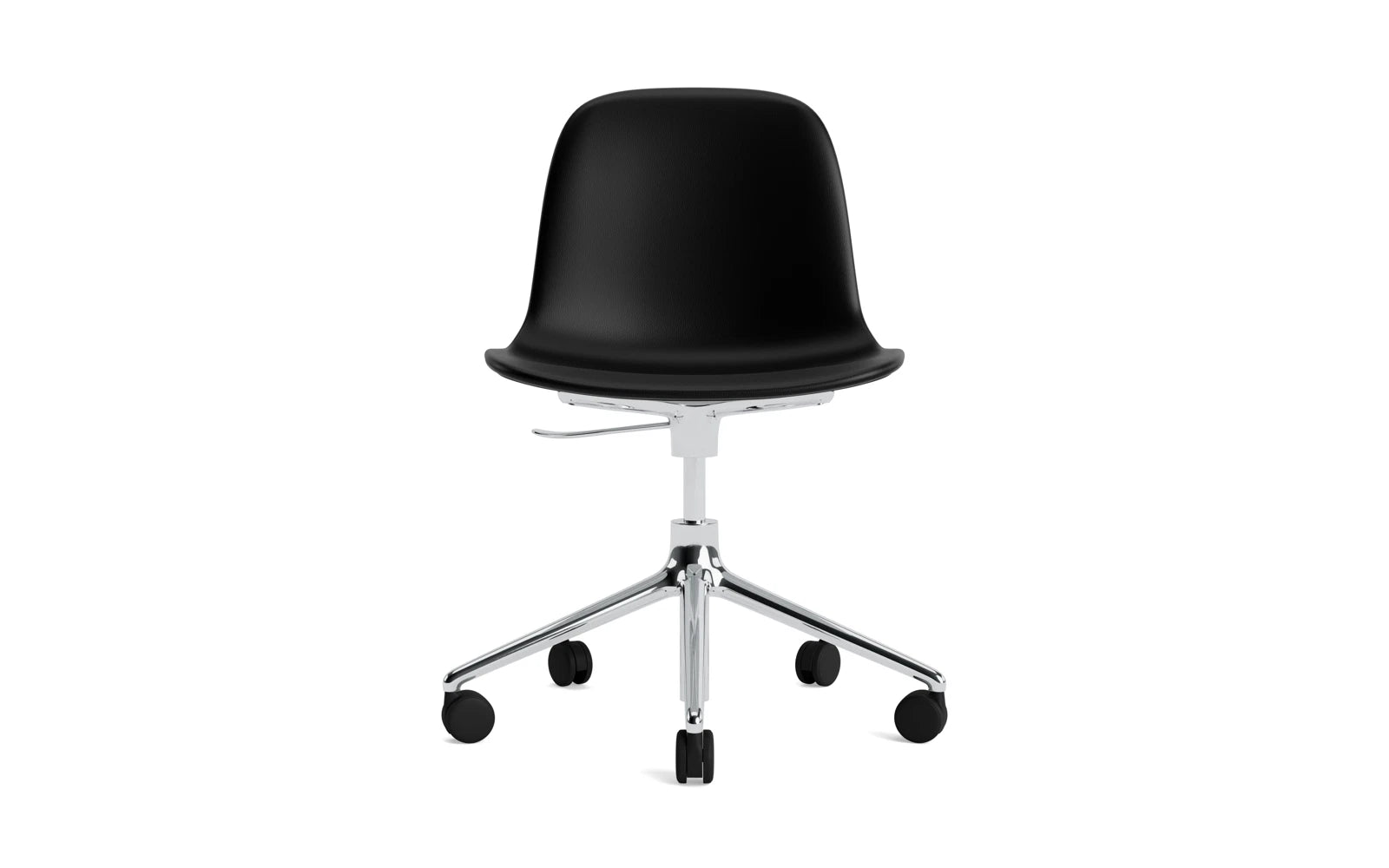 Form Drehsessel mit 5 Rollen Vollpolster Aluminium Ultra in Ultra 41599 präsentiert im Onlineshop von KAQTU Design AG. Sessel ist von Normann Copenhagen