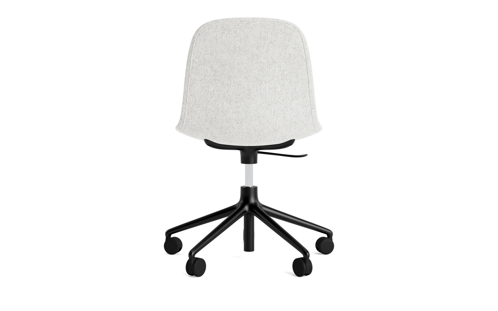 Form Drehsessel mit 5 Rollen Vollpolster schwarzes Aluminium Hallingdal in Hallingdal 110 präsentiert im Onlineshop von KAQTU Design AG. Sessel ist von Normann Copenhagen