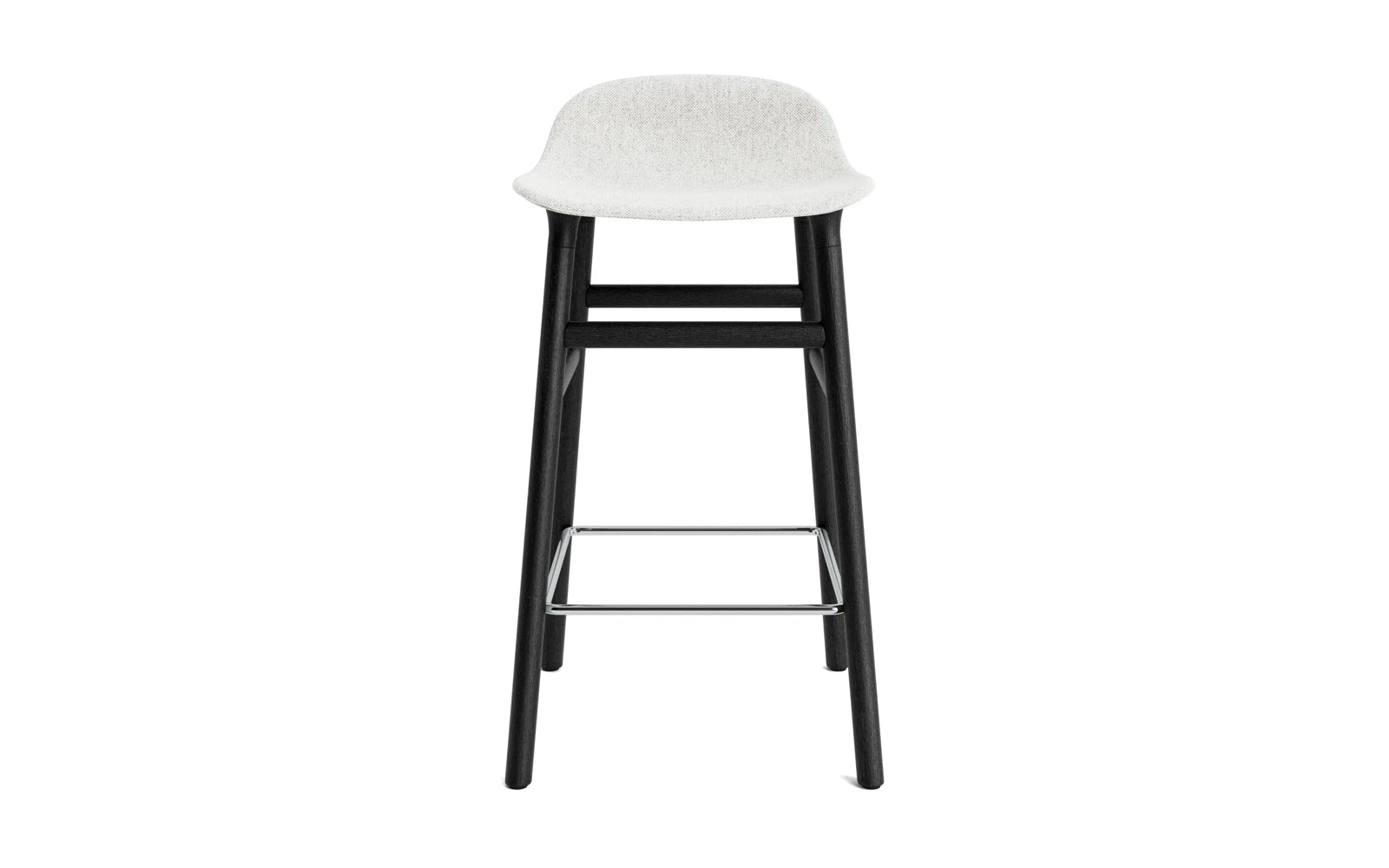 Form Barstuhl 65 cm gepolstert Schwartz Eiche Hallingdal in Hallingdal 110 präsentiert im Onlineshop von KAQTU Design AG. Barstuhl ist von Normann Copenhagen