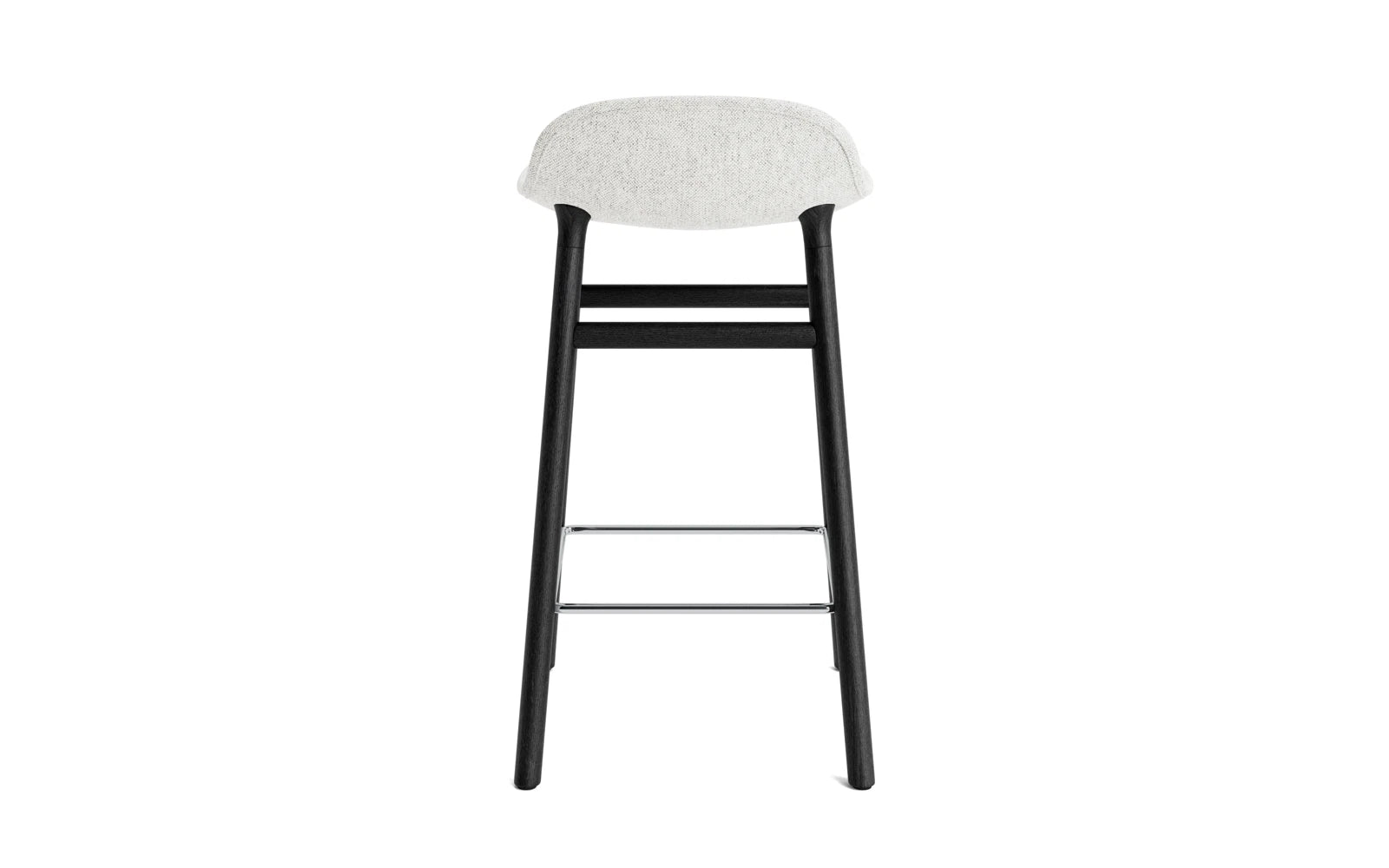 Form Barstuhl 65 cm gepolstert Schwartz Eiche Hallingdal in Hallingdal 110 präsentiert im Onlineshop von KAQTU Design AG. Barstuhl ist von Normann Copenhagen