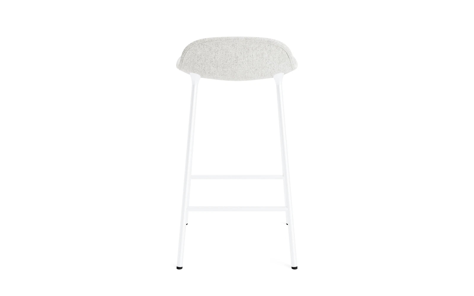 Form Barstuhl 65 cm gepolstert weiß Stahl Hallingdal in Hallingdal 110 präsentiert im Onlineshop von KAQTU Design AG. Barstuhl ist von Normann Copenhagen