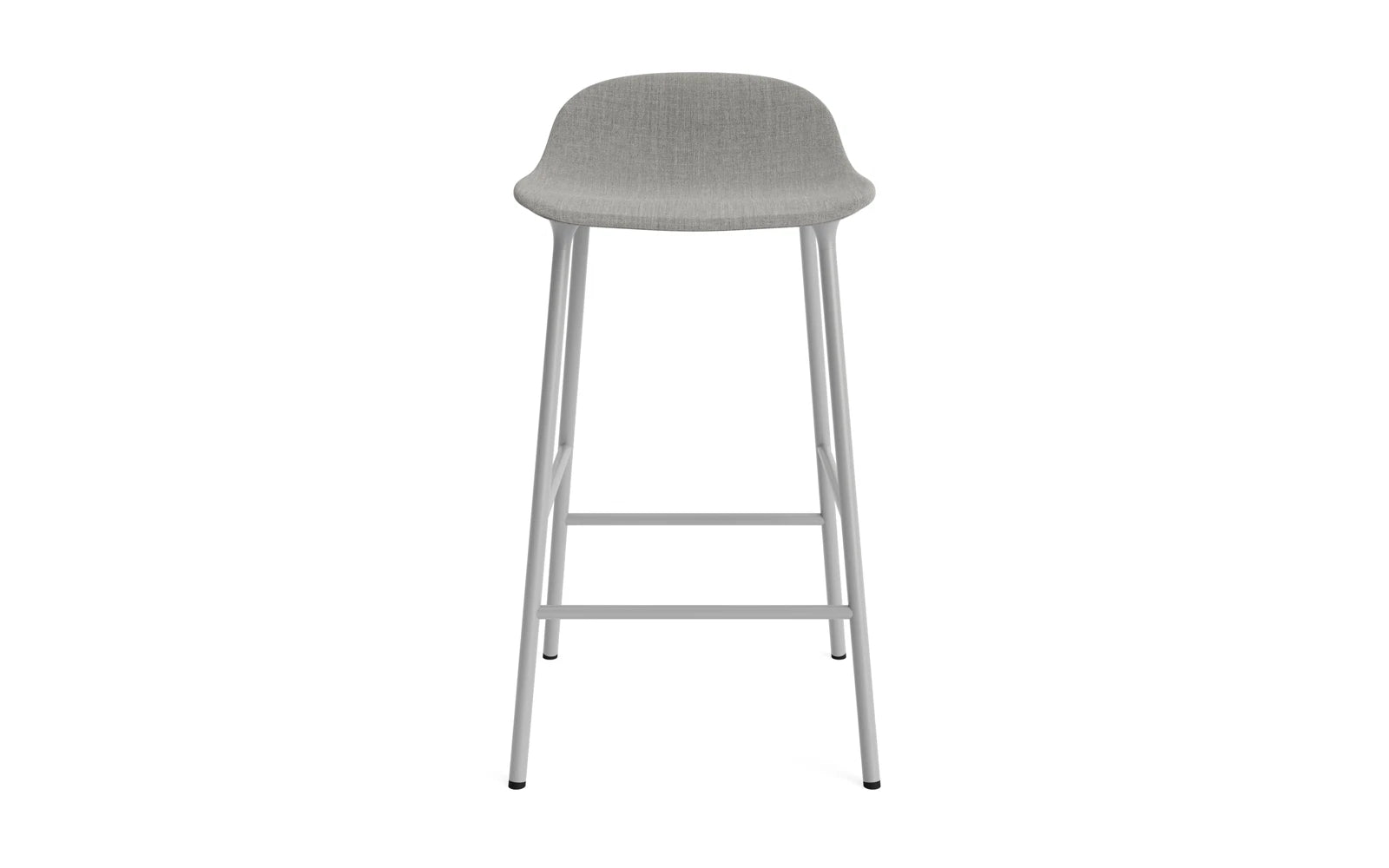 Form Barstuhl 65 cm gepolstert grau Stahl Remix in Remix 133 präsentiert im Onlineshop von KAQTU Design AG. Barstuhl ist von Normann Copenhagen