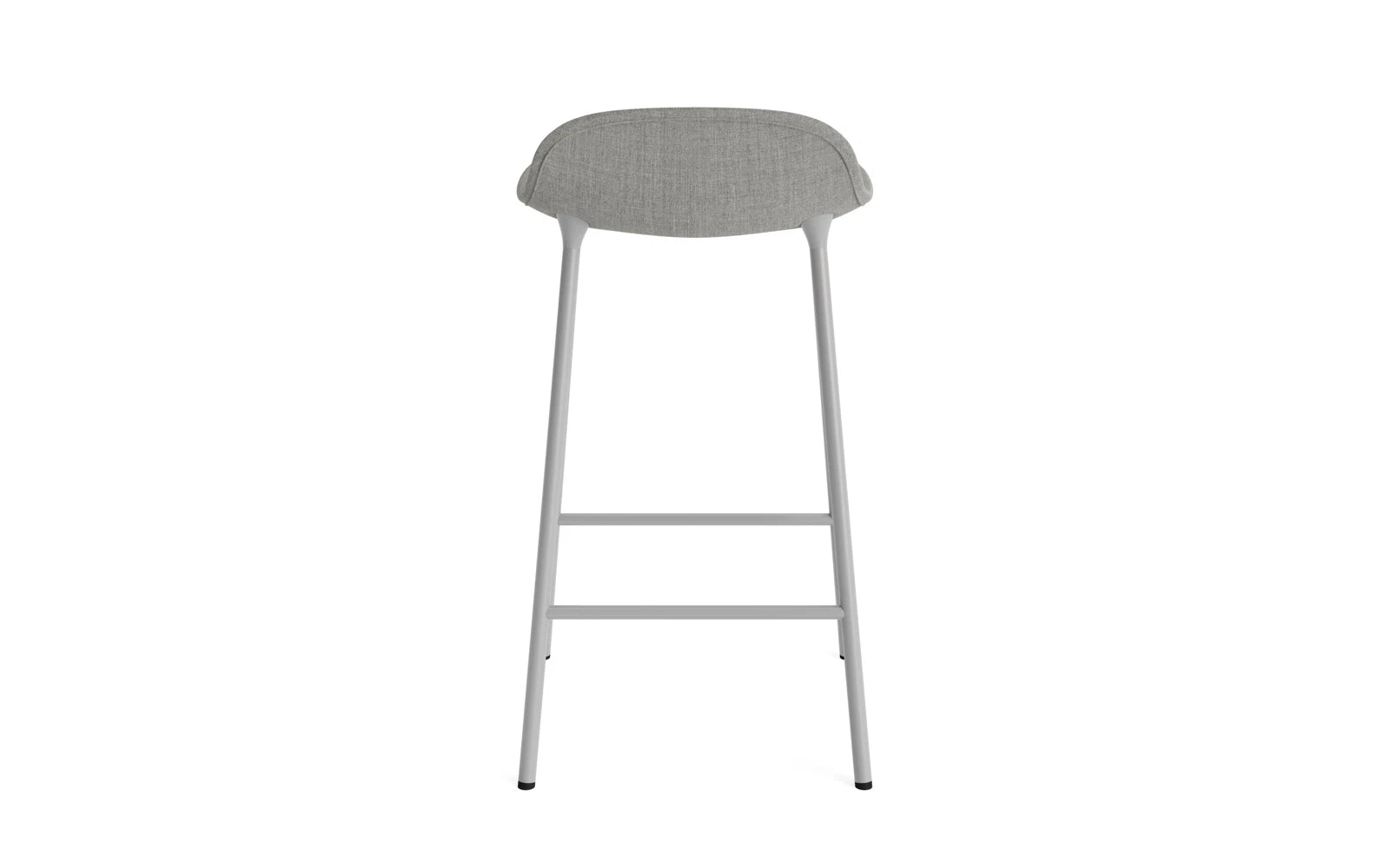 Form Barstuhl 65 cm gepolstert grau Stahl Remix in Remix 133 präsentiert im Onlineshop von KAQTU Design AG. Barstuhl ist von Normann Copenhagen