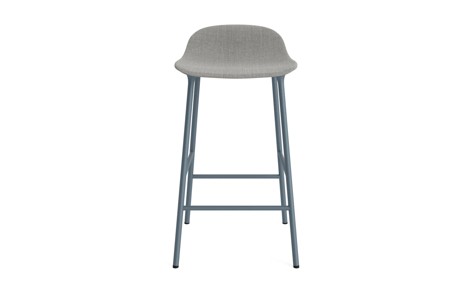 Form Barstuhl 65 cm gepolstert blau Stahl Remix in Remix 133 präsentiert im Onlineshop von KAQTU Design AG. Barstuhl ist von Normann Copenhagen