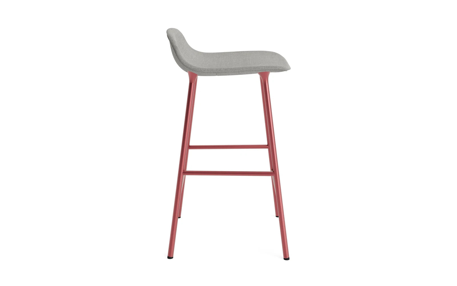 Form Barstuhl 65 cm gepolstert rot Stahl Remix in Remix 133 präsentiert im Onlineshop von KAQTU Design AG. Barstuhl ist von Normann Copenhagen