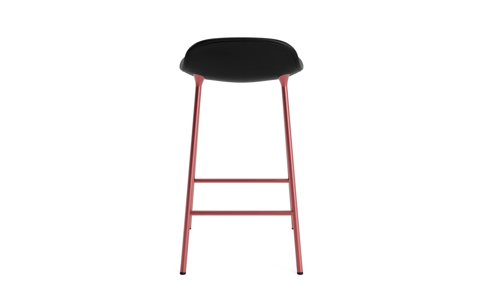 Form Barstuhl 65 cm gepolstert rot Stahl Ultra in Ultra 41599 präsentiert im Onlineshop von KAQTU Design AG. Barstuhl ist von Normann Copenhagen