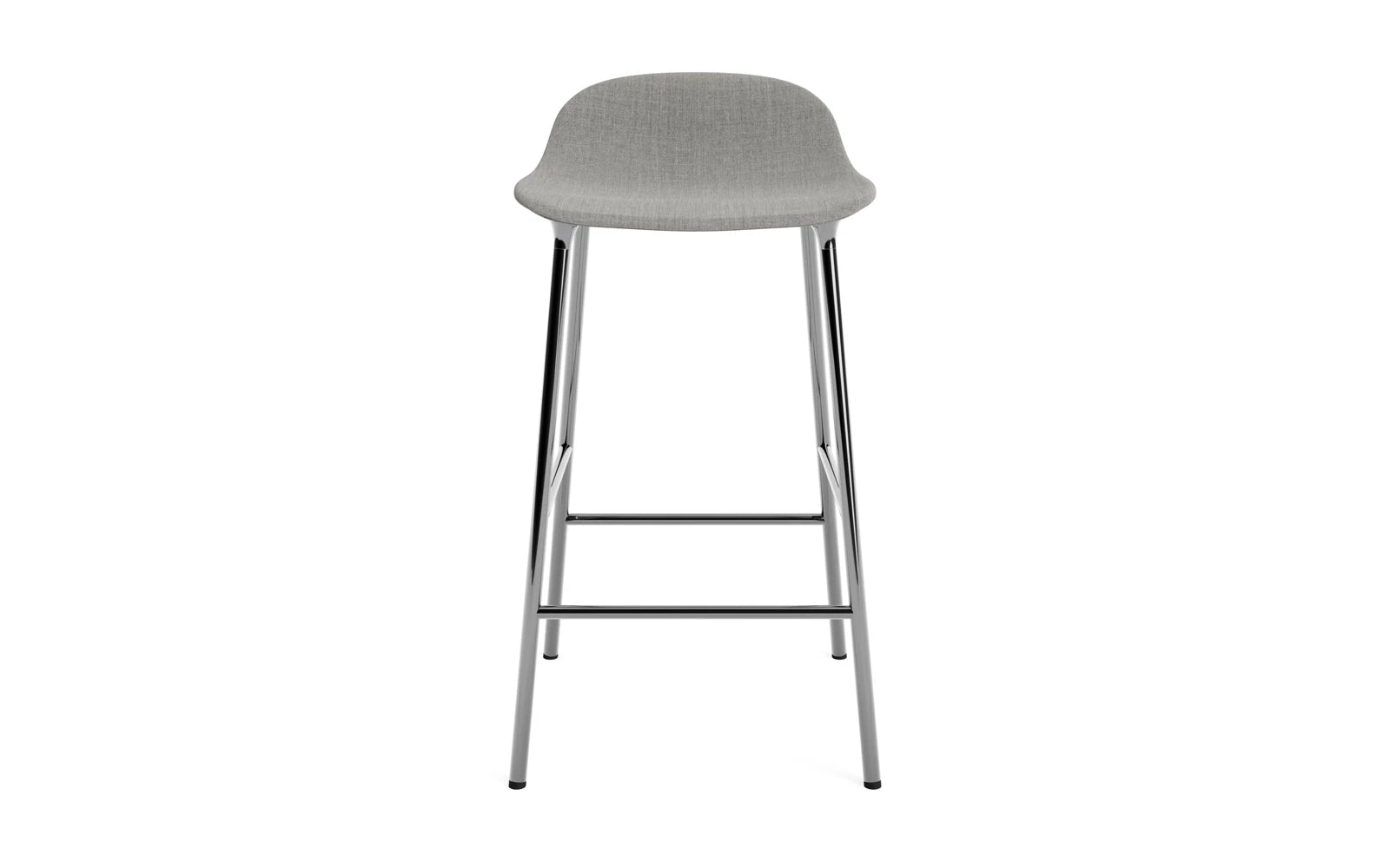 Form Barstuhl 65 cm gepolstert Chrom Remix in Remix 133 präsentiert im Onlineshop von KAQTU Design AG. Barstuhl ist von Normann Copenhagen