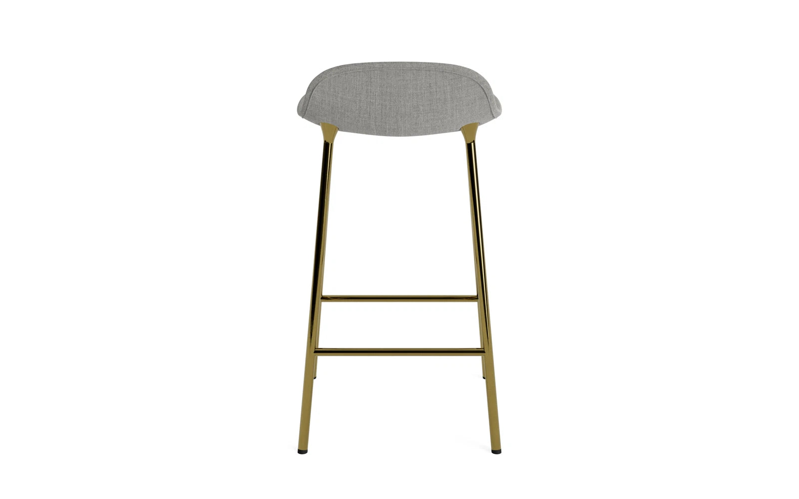 Form Barstuhl 65 cm gepolstert Messing Remix in Remix 133 präsentiert im Onlineshop von KAQTU Design AG. Barstuhl ist von Normann Copenhagen