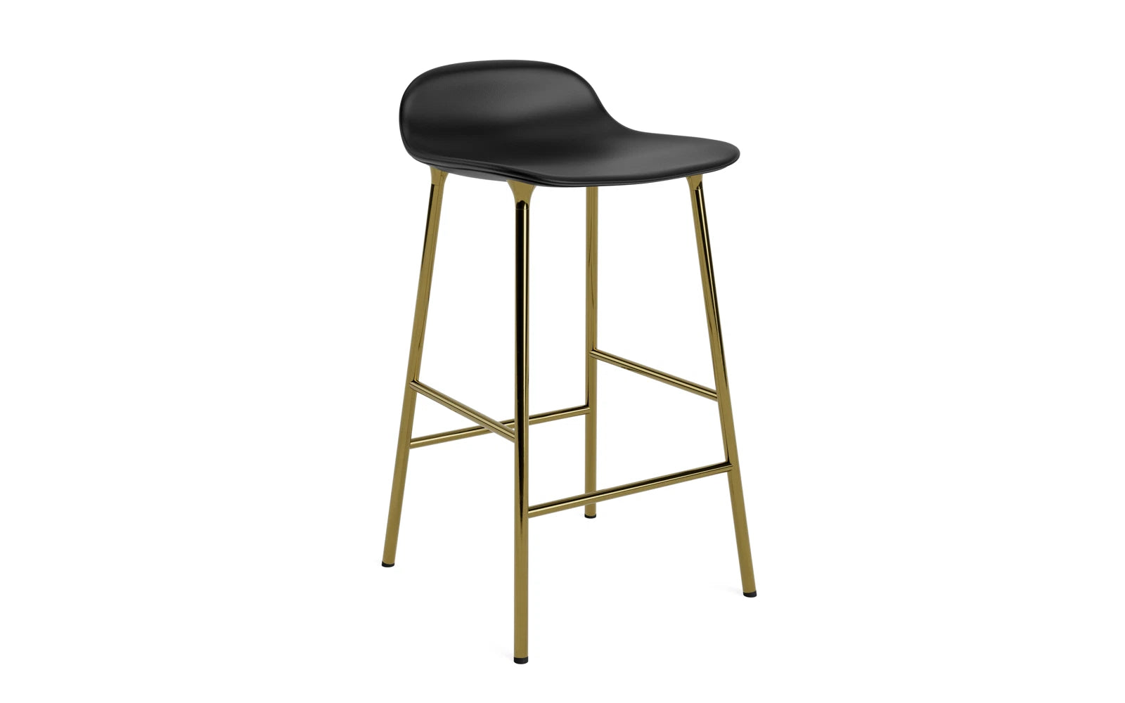 Form Barstuhl 65 cm gepolstert Messing Ultra in Ultra 41599 präsentiert im Onlineshop von KAQTU Design AG. Barstuhl ist von Normann Copenhagen