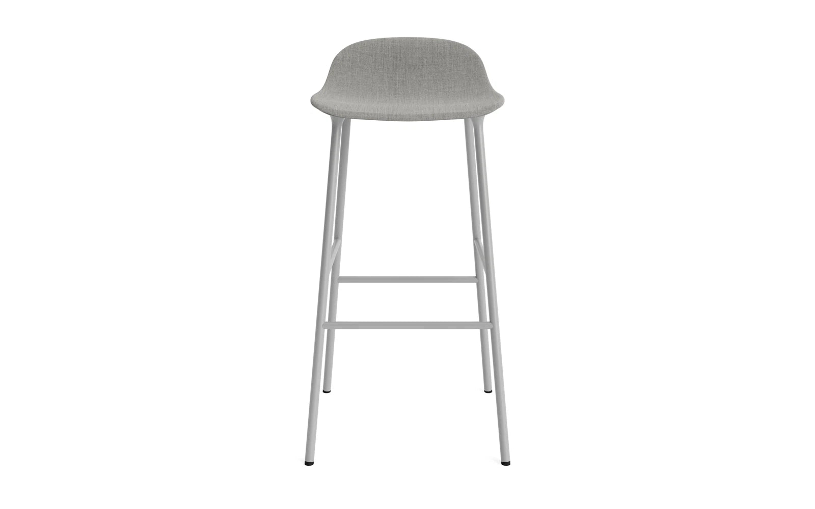 Form Barstuhl 75 cm gepolstert Stahl Grau Remix in Remix 133 präsentiert im Onlineshop von KAQTU Design AG. Barstuhl ist von Normann Copenhagen