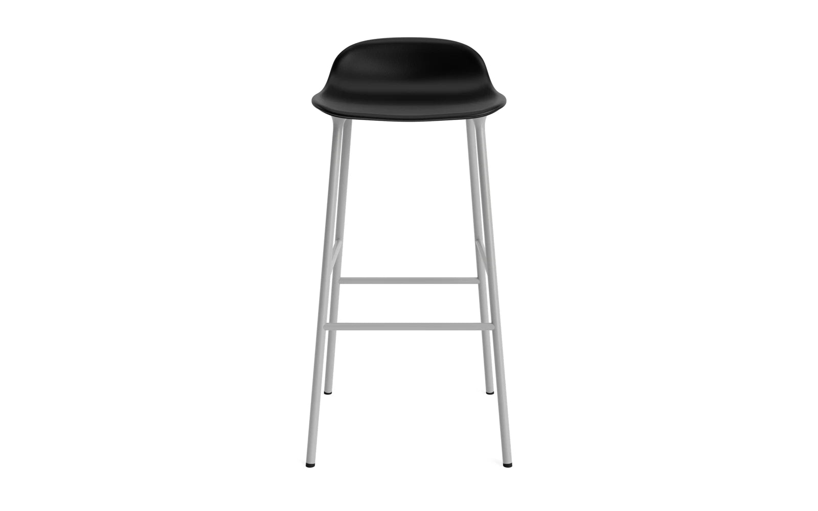 Form Barstuhl 75 cm gepolstert Stahl grau Ultra in Ultra 41599 präsentiert im Onlineshop von KAQTU Design AG. Barstuhl ist von Normann Copenhagen