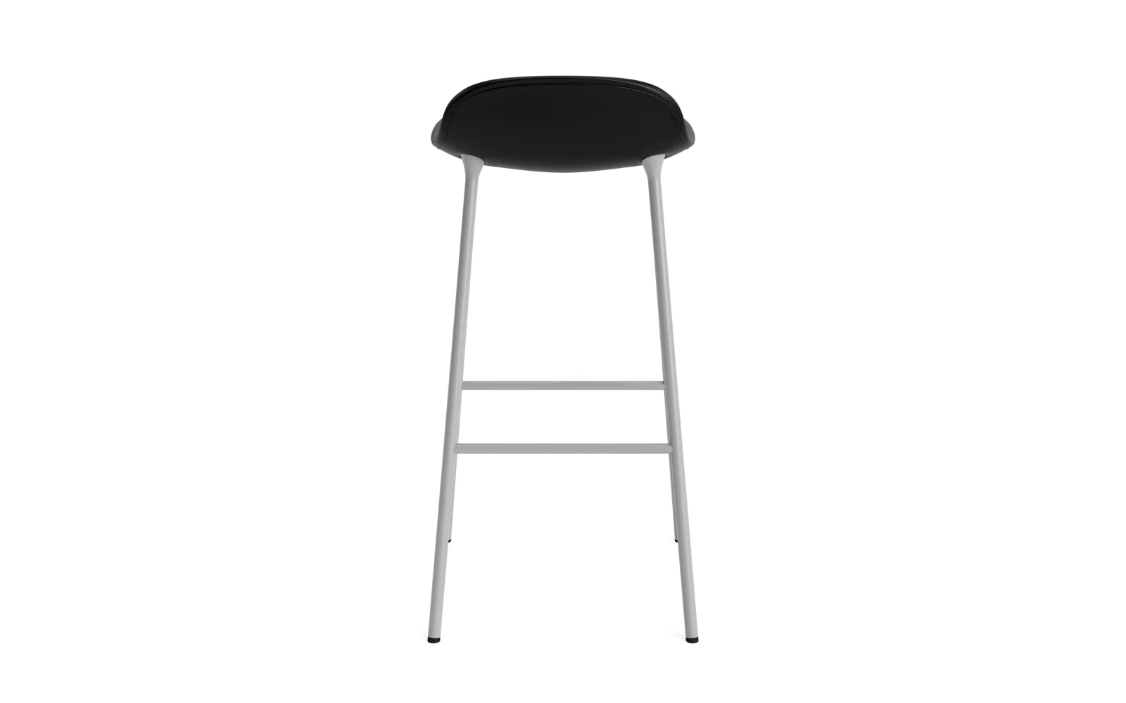 Form Barstuhl 75 cm gepolstert Stahl grau Ultra in Ultra 41599 präsentiert im Onlineshop von KAQTU Design AG. Barstuhl ist von Normann Copenhagen