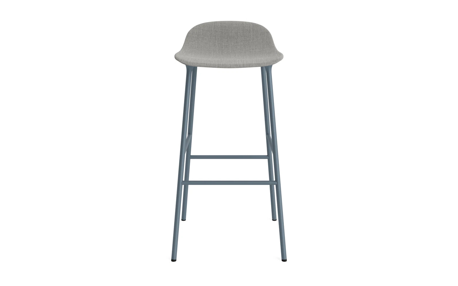 Form Barstuhl 75 cm gepolstert Stahl blau Remix in Remix 133 präsentiert im Onlineshop von KAQTU Design AG. Barstuhl ist von Normann Copenhagen