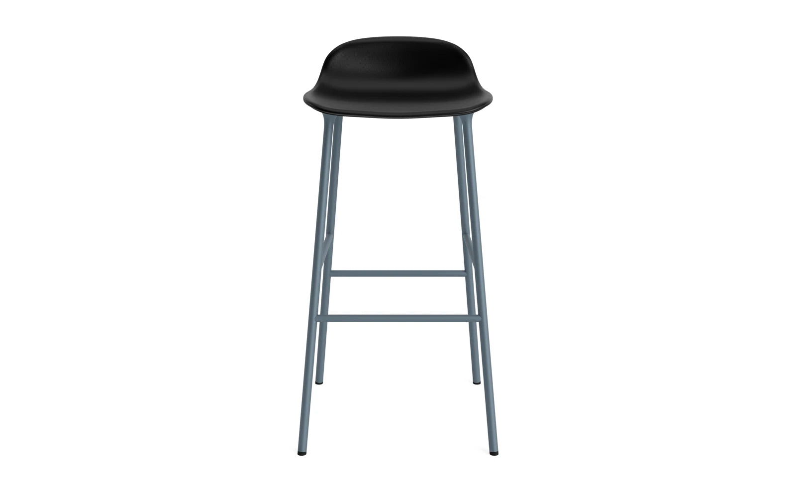 Form Barstuhl 75 cm gepolstert Stahl blau Ultra in Ultra 41599 präsentiert im Onlineshop von KAQTU Design AG. Barstuhl ist von Normann Copenhagen
