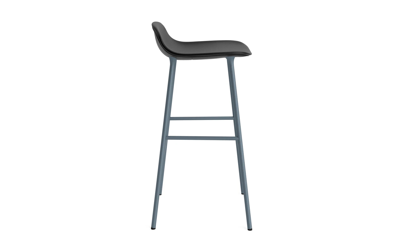 Form Barstuhl 75 cm gepolstert Stahl blau Ultra in Ultra 41599 präsentiert im Onlineshop von KAQTU Design AG. Barstuhl ist von Normann Copenhagen