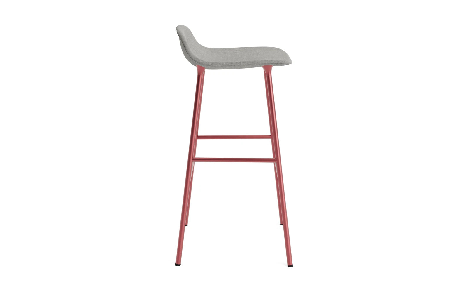 Form Barstuhl 75 cm gepolstert Stahl Rot Remix in Remix 133 präsentiert im Onlineshop von KAQTU Design AG. Barstuhl ist von Normann Copenhagen