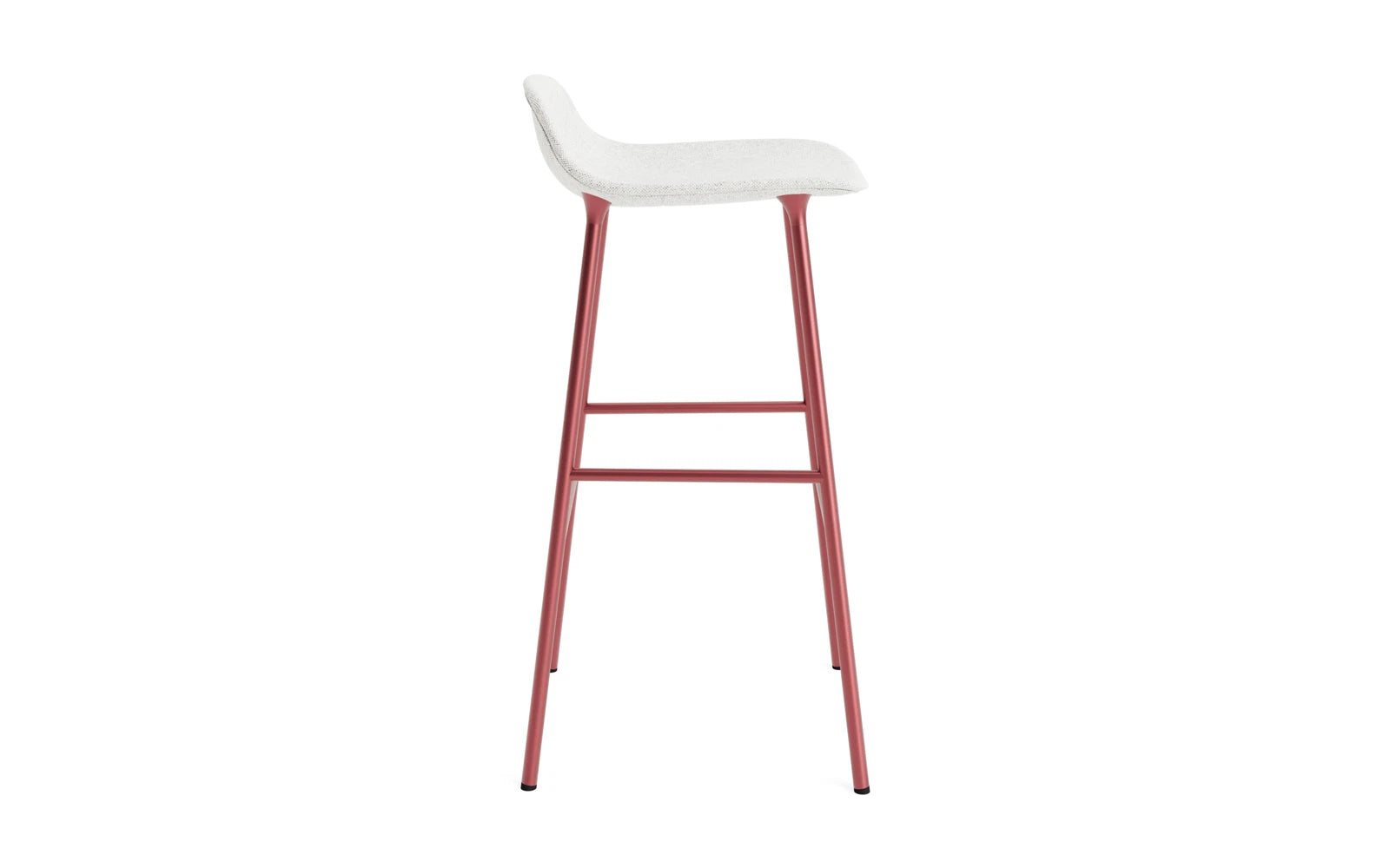 Form Barstuhl 75 cm gepolstert Stahl rot Hallingdal in Hallingdal 110 präsentiert im Onlineshop von KAQTU Design AG. Barstuhl ist von Normann Copenhagen