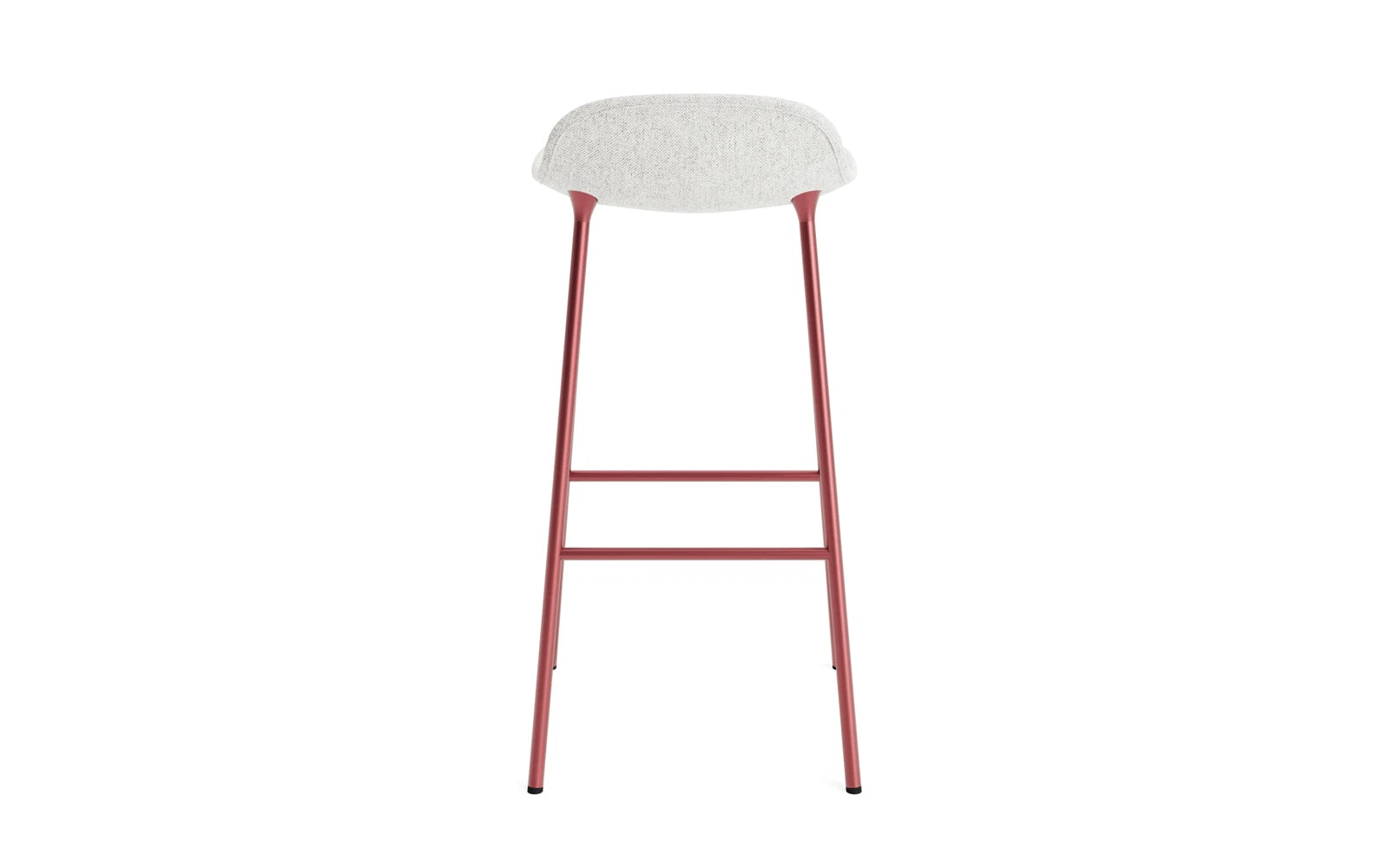 Form Barstuhl 75 cm gepolstert Stahl rot Hallingdal in Hallingdal 110 präsentiert im Onlineshop von KAQTU Design AG. Barstuhl ist von Normann Copenhagen