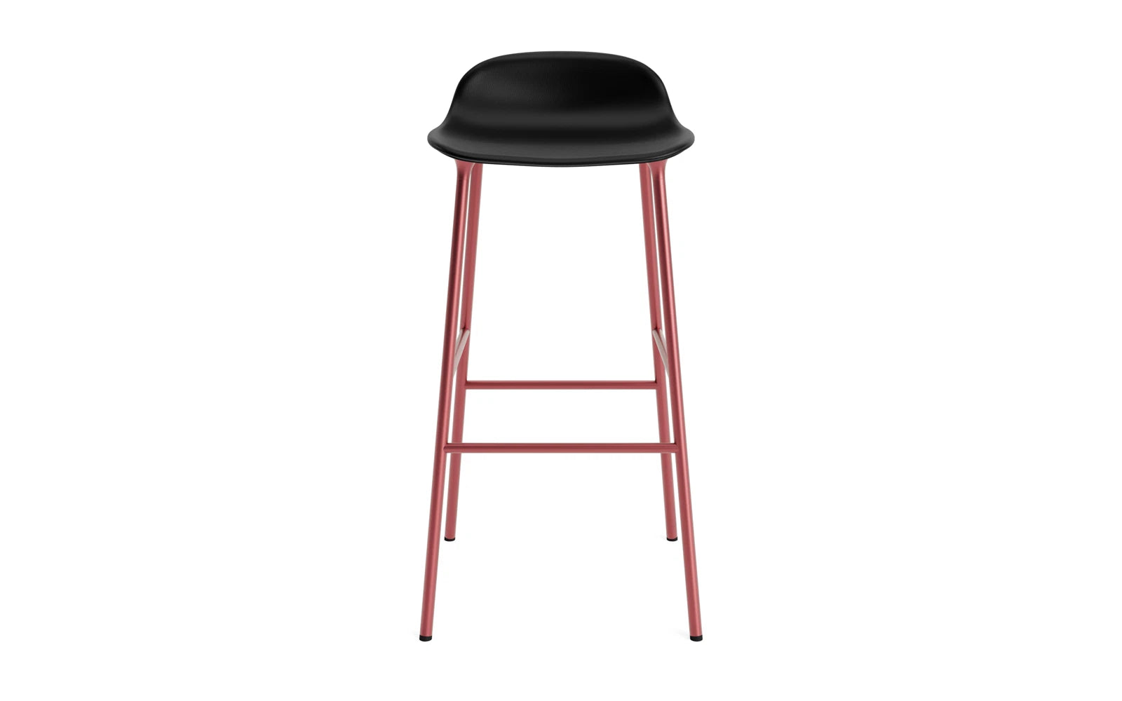 Form Barstuhl 75 cm gepolstert Stahl rot Ultra in Ultra 41599 präsentiert im Onlineshop von KAQTU Design AG. Barstuhl ist von Normann Copenhagen