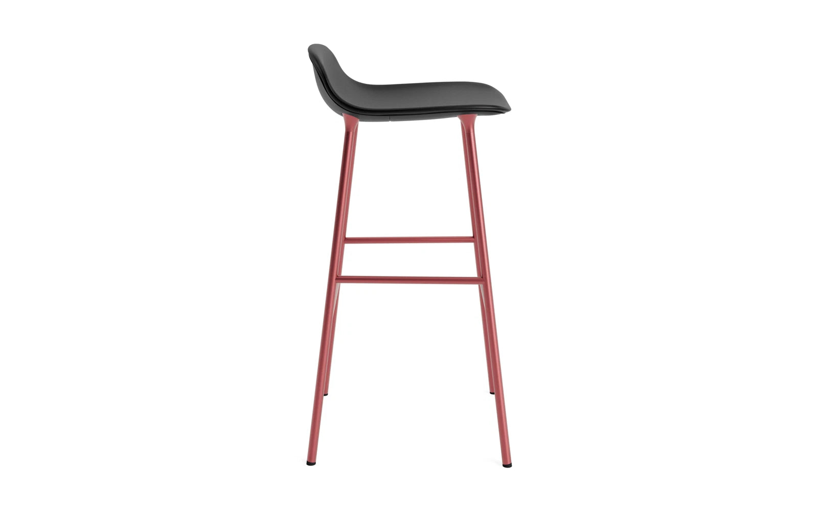 Form Barstuhl 75 cm gepolstert Stahl rot Ultra in Ultra 41599 präsentiert im Onlineshop von KAQTU Design AG. Barstuhl ist von Normann Copenhagen