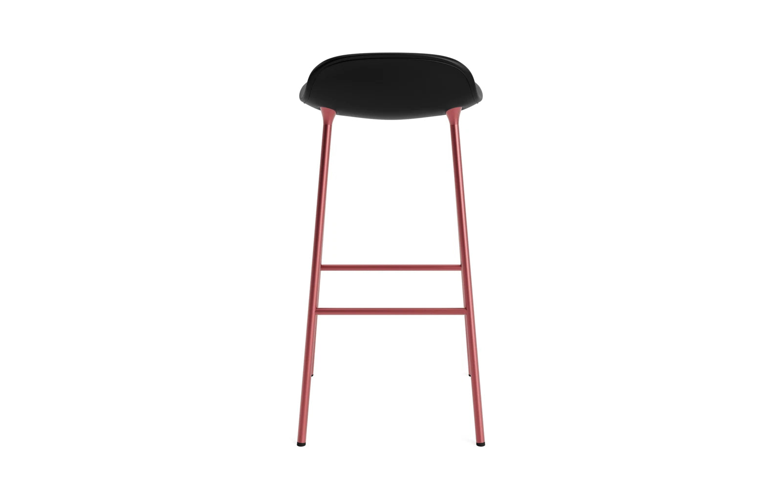Form Barstuhl 75 cm gepolstert Stahl rot Ultra in Ultra 41599 präsentiert im Onlineshop von KAQTU Design AG. Barstuhl ist von Normann Copenhagen