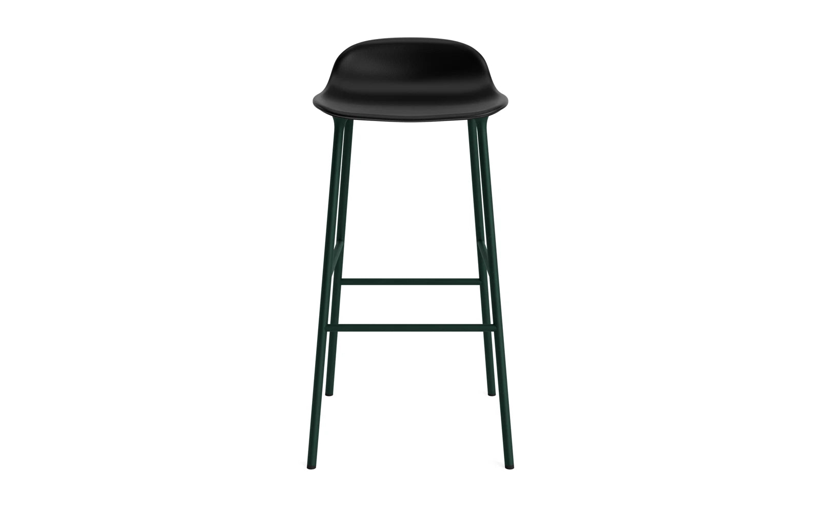 Form Barstuhl 75 cm gepolstert Stahl grün Ultra in Ultra 41599 präsentiert im Onlineshop von KAQTU Design AG. Barstuhl ist von Normann Copenhagen