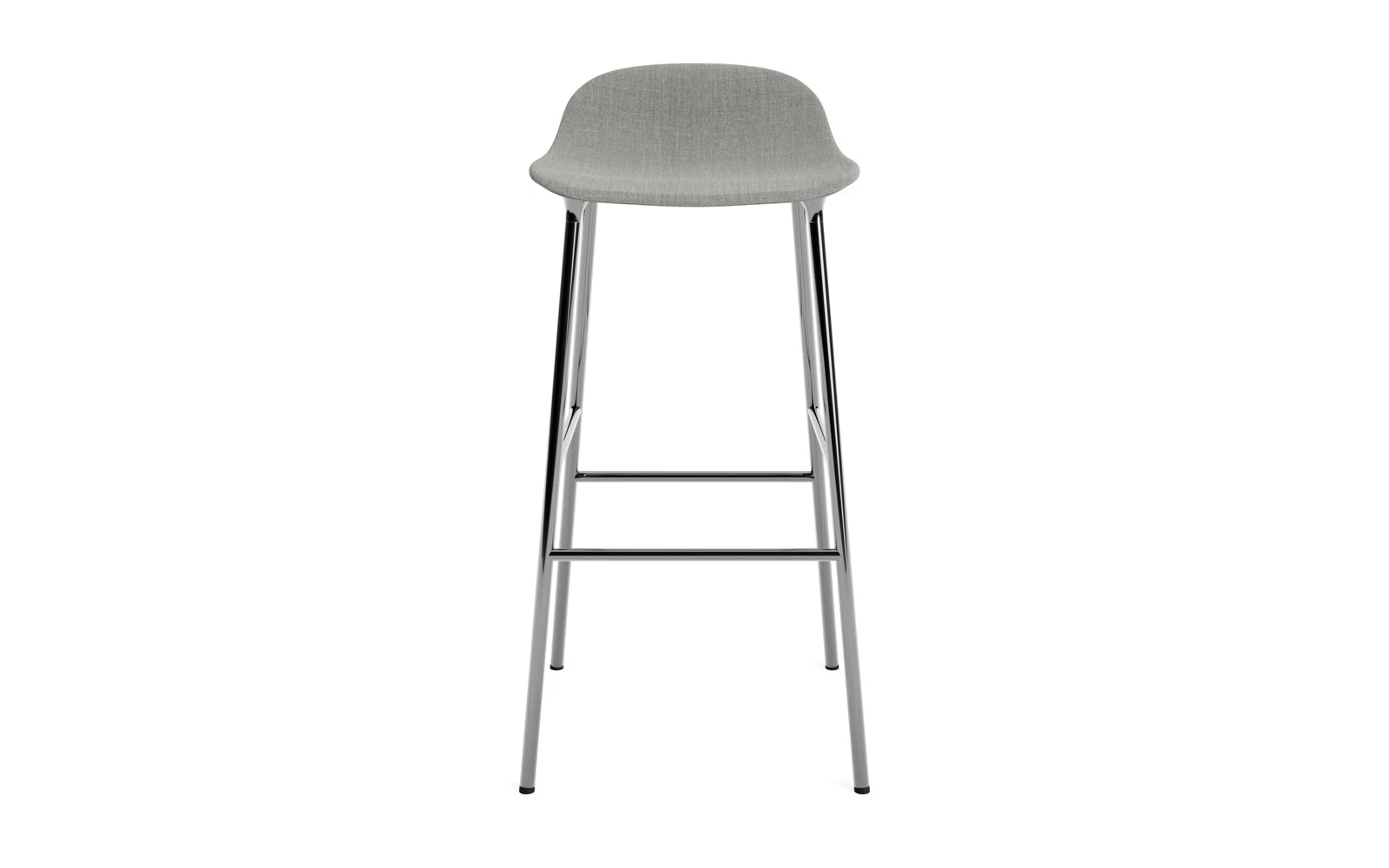 Form Barstuhl 75 cm gepolstert Chrom Remix in Remix 133 präsentiert im Onlineshop von KAQTU Design AG. Barstuhl ist von Normann Copenhagen