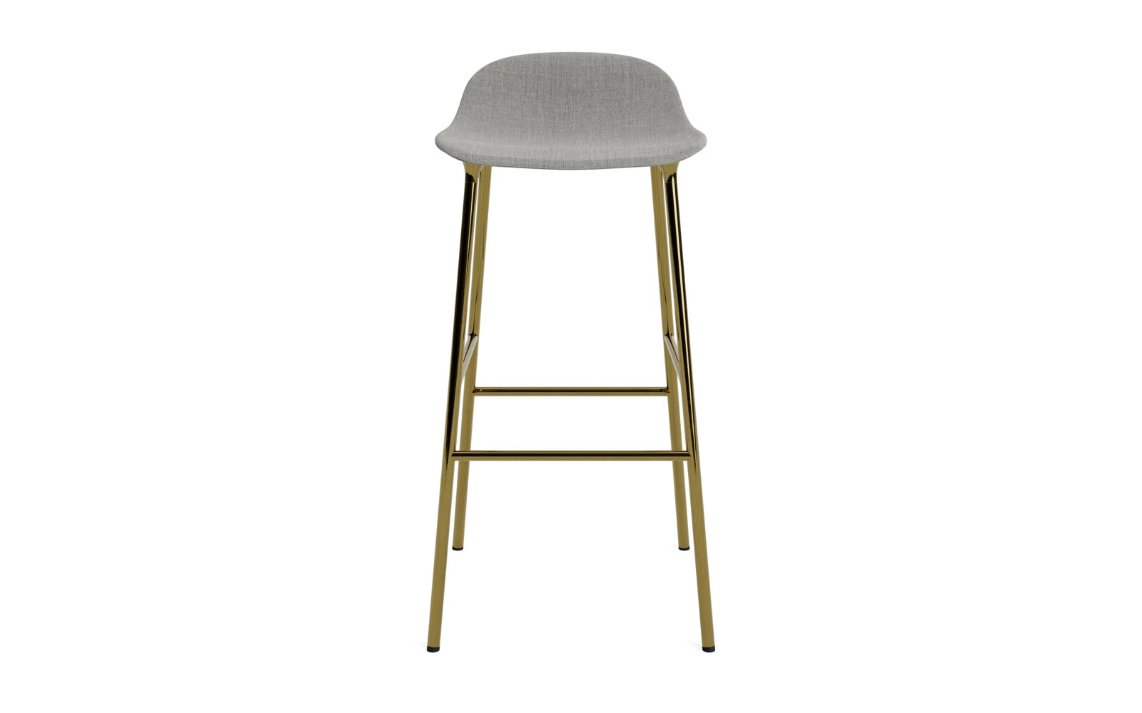 Form Barstuhl 75 cm gepolstert Messing Remix in Remix 133 präsentiert im Onlineshop von KAQTU Design AG. Barstuhl ist von Normann Copenhagen