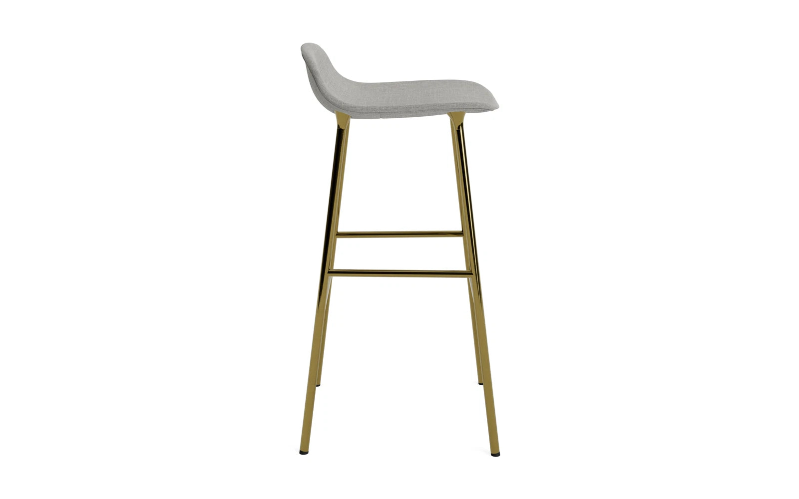 Form Barstuhl 75 cm gepolstert Messing Remix in Remix 133 präsentiert im Onlineshop von KAQTU Design AG. Barstuhl ist von Normann Copenhagen