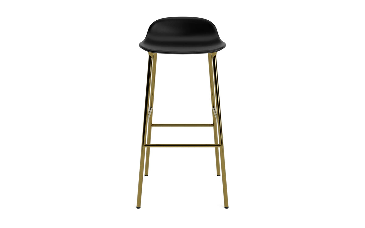 Form Barstuhl 75 cm gepolstert Messing Ultra in Ultra 41599 präsentiert im Onlineshop von KAQTU Design AG. Barstuhl ist von Normann Copenhagen