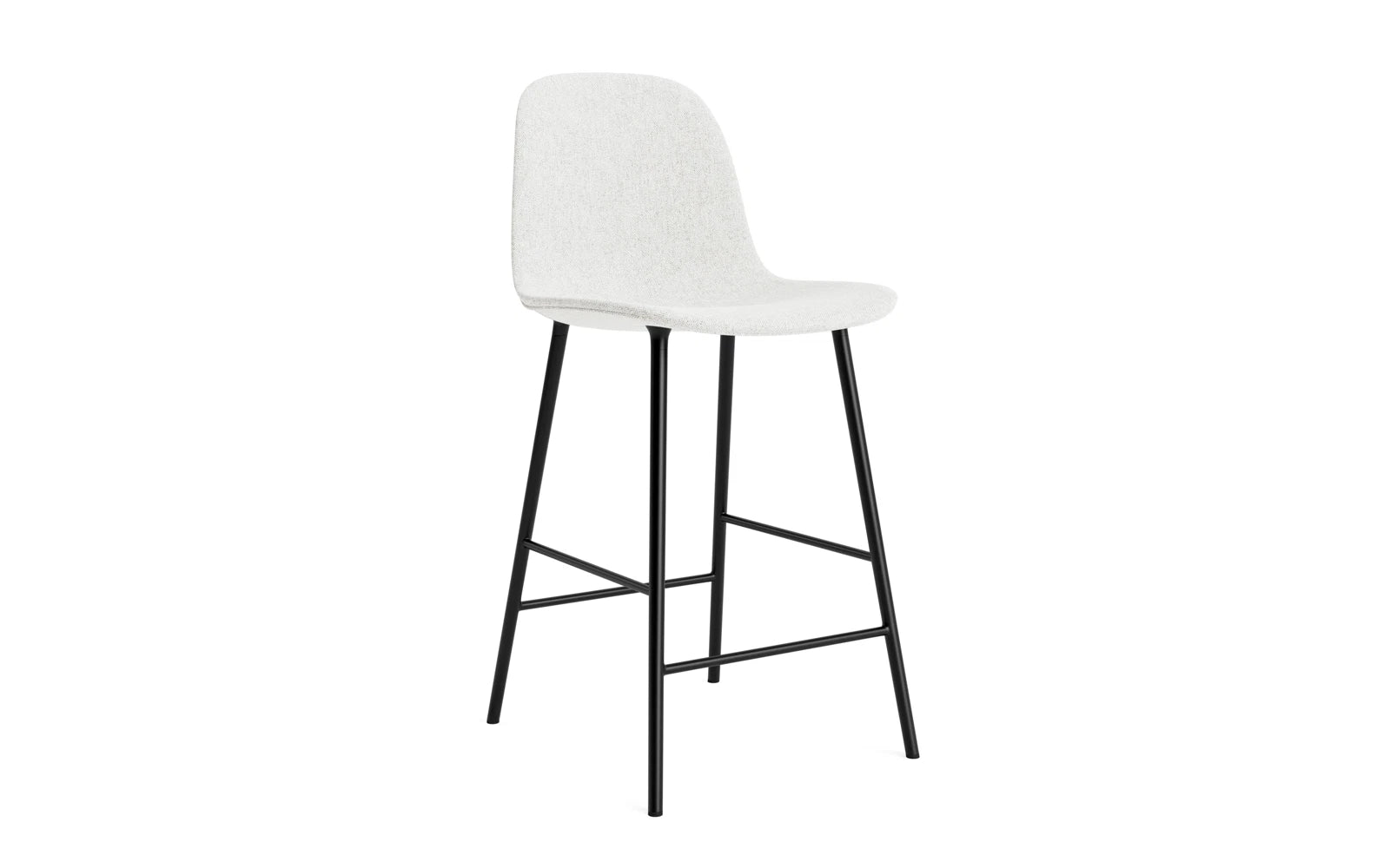 Form Barstuhl 65 cm gepolstert Schwarz Stahl Hallingdal in Hallingdal 110 präsentiert im Onlineshop von KAQTU Design AG. Barstuhl ist von Normann Copenhagen