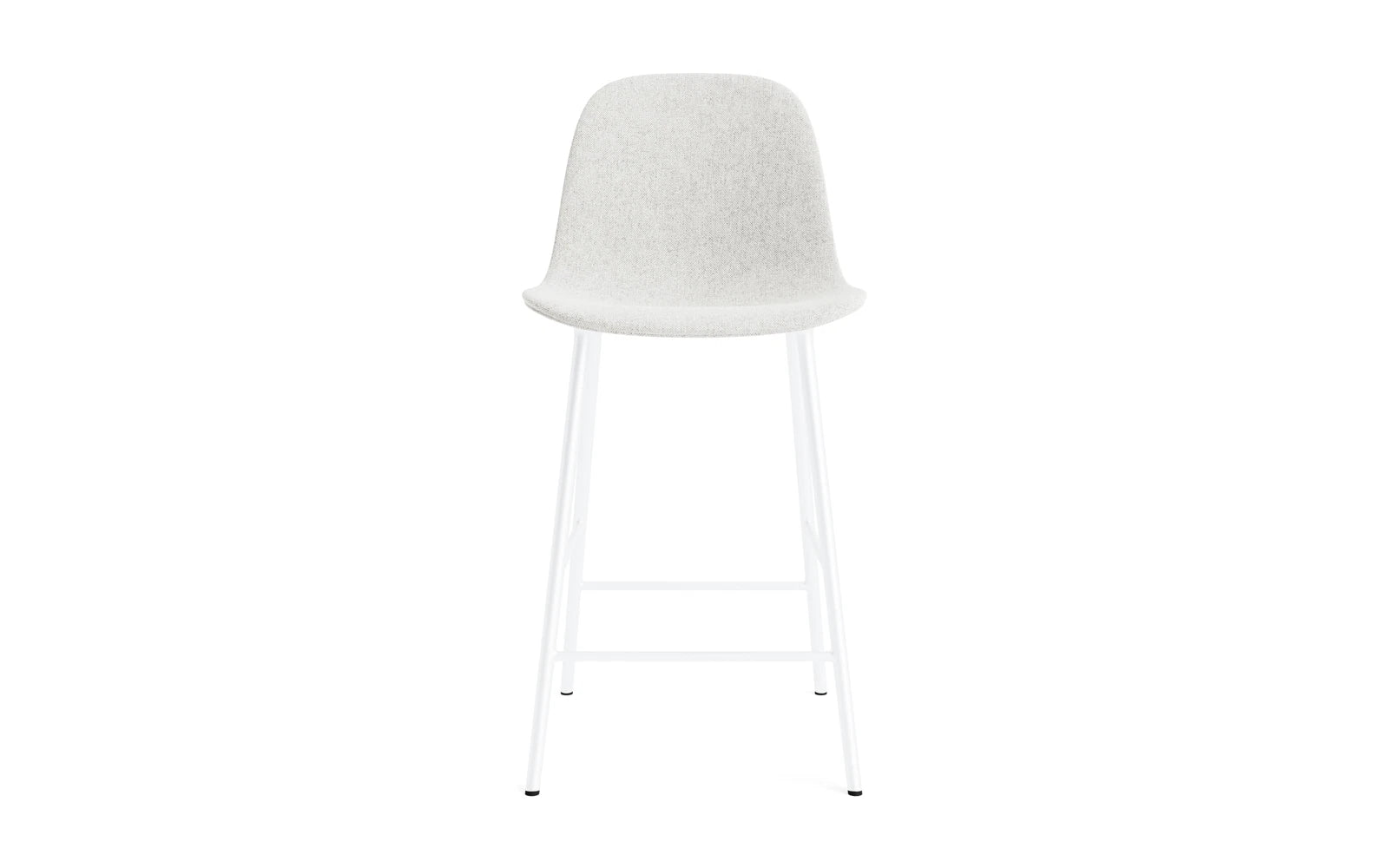 Form Barstuhl 65 cm gepolstert Weiß Stahl Hallingdal in Hallingdal 110 präsentiert im Onlineshop von KAQTU Design AG. Barstuhl ist von Normann Copenhagen