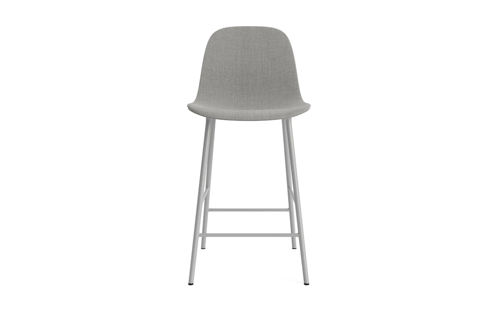 Form Barstuhl 65 cm gepolstert Grau Stahl Remix in Remix 133 präsentiert im Onlineshop von KAQTU Design AG. Barstuhl ist von Normann Copenhagen