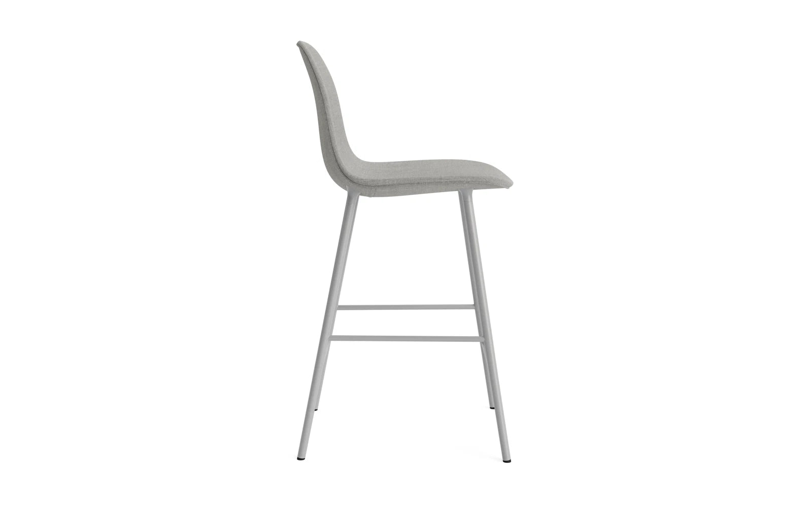 Form Barstuhl 65 cm gepolstert Grau Stahl Remix in Remix 133 präsentiert im Onlineshop von KAQTU Design AG. Barstuhl ist von Normann Copenhagen