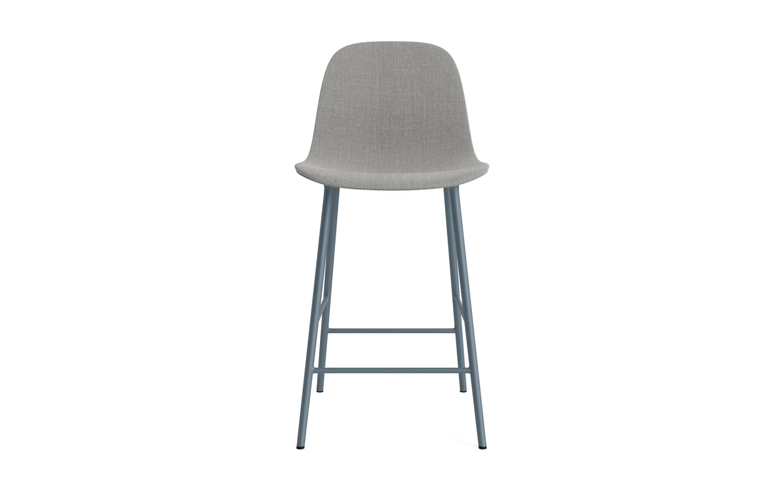 Form Barstuhl 65 cm gepolstert Blau Stahl Remix in Remix 133 präsentiert im Onlineshop von KAQTU Design AG. Barstuhl ist von Normann Copenhagen