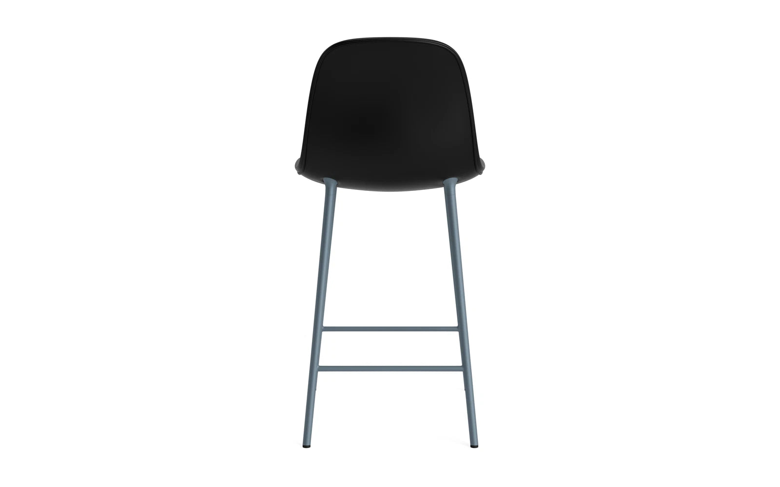 Form Barstuhl 65 cm gepolstert Blau stahl/Ultra leder in Ultra 41599 präsentiert im Onlineshop von KAQTU Design AG. Barstuhl ist von Normann Copenhagen