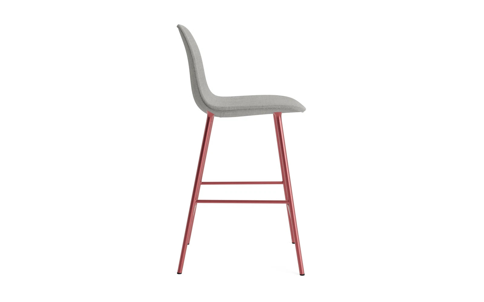 Form Barstuhl 65 cm gepolstert Rot Stahl Remix in Remix 133 präsentiert im Onlineshop von KAQTU Design AG. Barstuhl ist von Normann Copenhagen