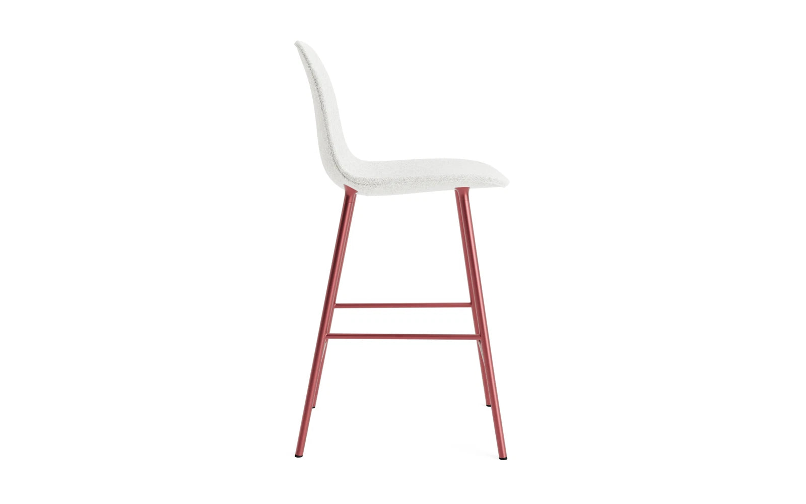 Form Barstuhl 65 cm gepolstert Rot Stahl Hallingdal in Hallingdal 110 präsentiert im Onlineshop von KAQTU Design AG. Barstuhl ist von Normann Copenhagen