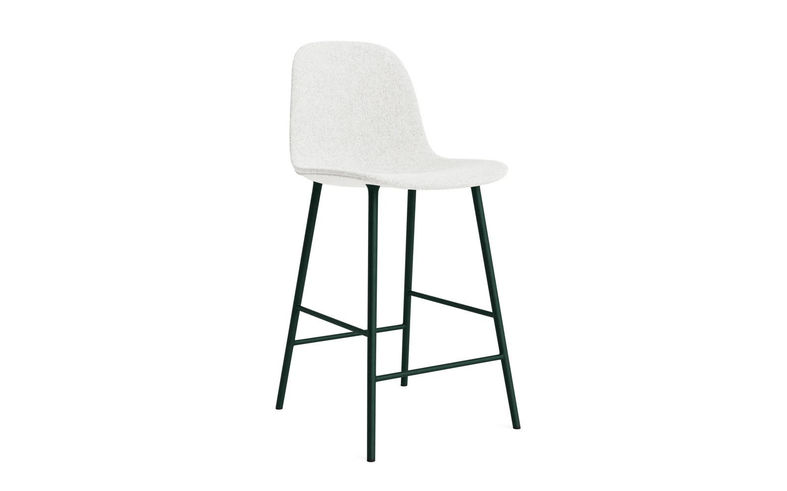 Form Barstuhl 65 cm gepolstert Grün Stahl Hallingdal in Hallingdal 110 präsentiert im Onlineshop von KAQTU Design AG. Barstuhl ist von Normann Copenhagen