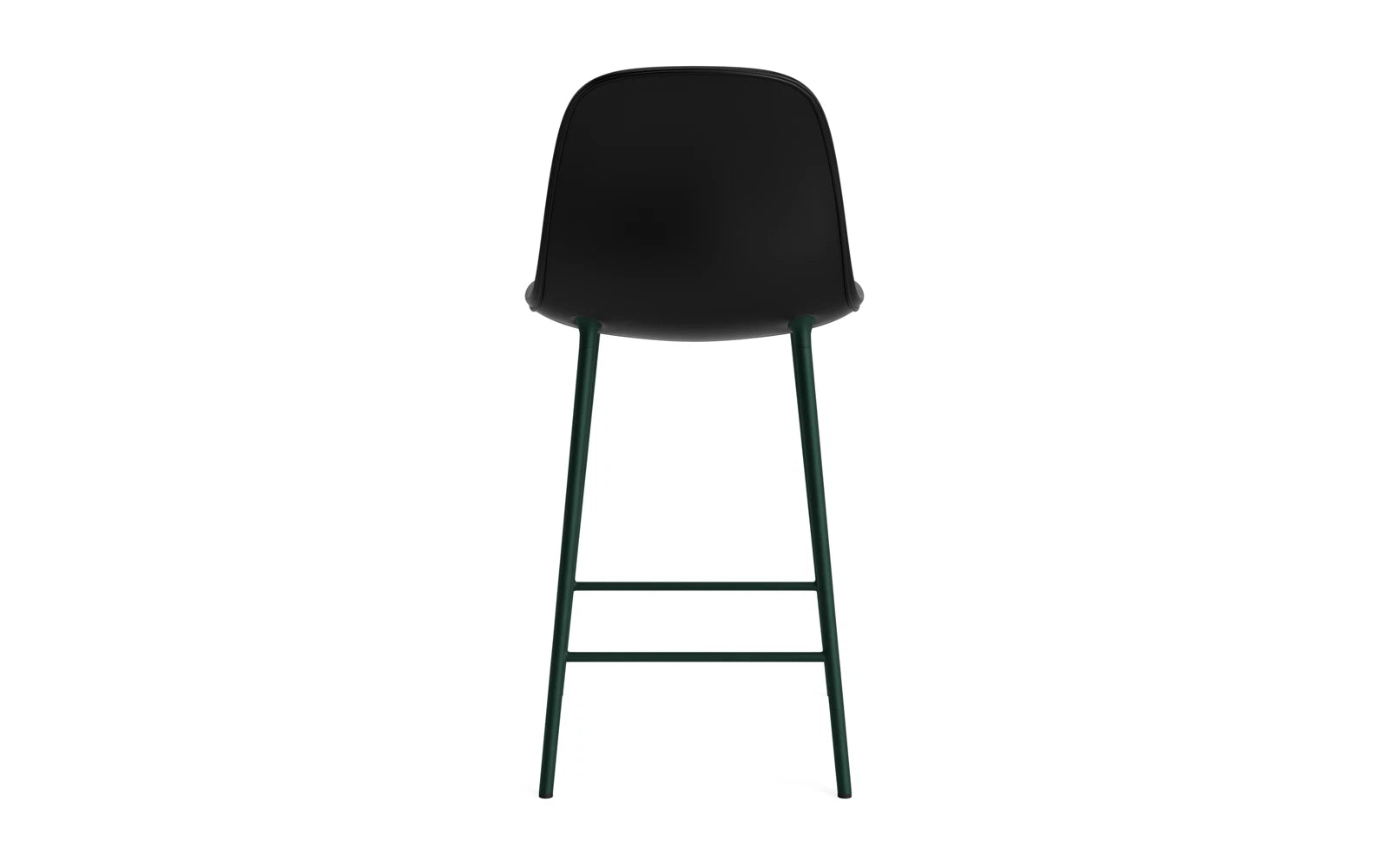Form Barstuhl 65 cm gepolstert Grün stahl/Ultra leder in Ultra 41599 präsentiert im Onlineshop von KAQTU Design AG. Barstuhl ist von Normann Copenhagen