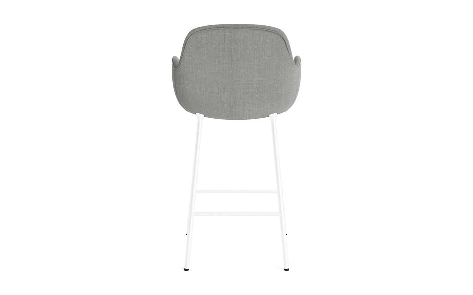 Form Barstuhl mit Armlehne 65 cm gepolstert Weiss Stahl/Remix in Remix 133 präsentiert im Onlineshop von KAQTU Design AG. Barstuhl ist von Normann Copenhagen