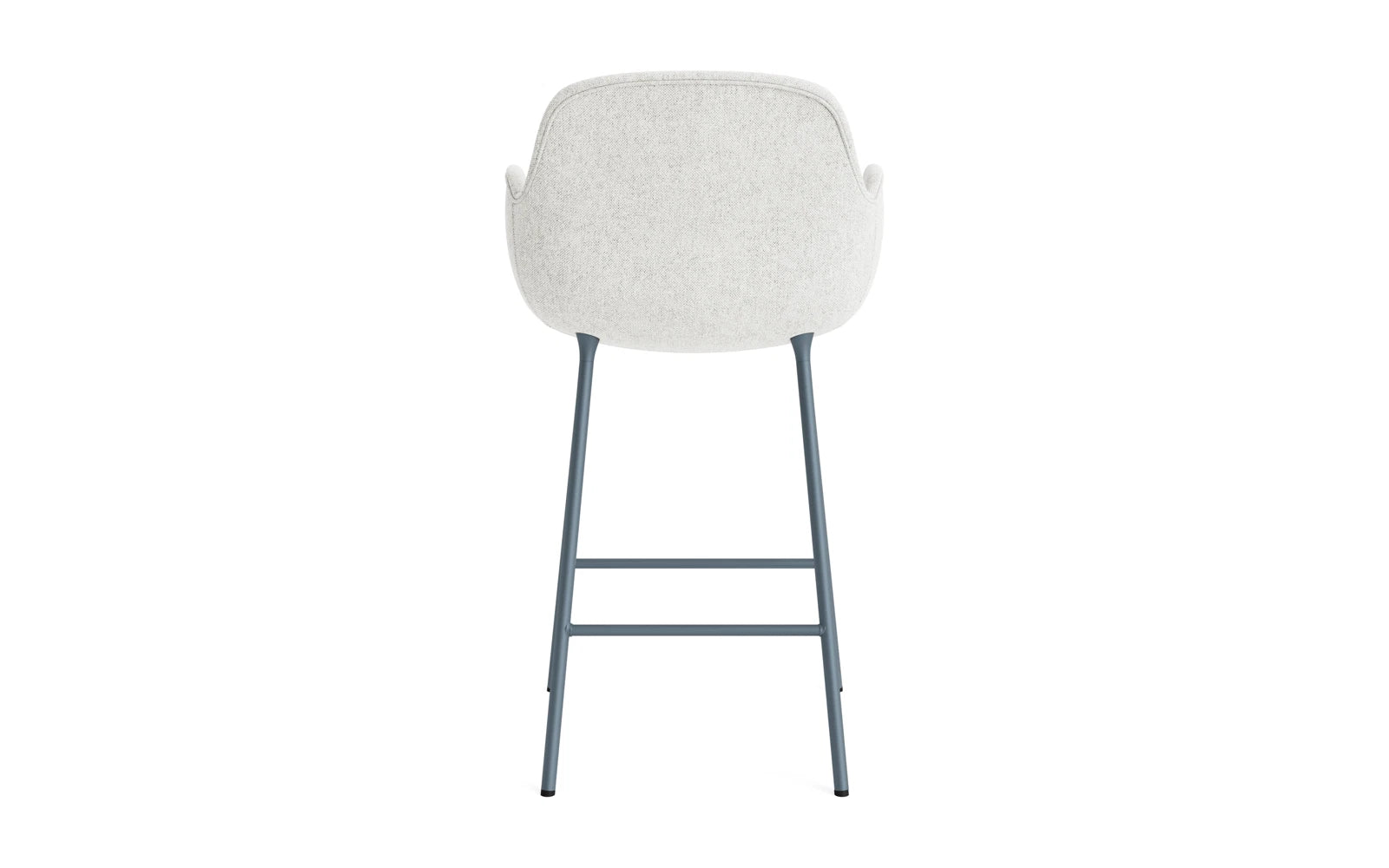 Form Barstuhl mit Armlehne 65 cm gepolstert Blau Stahl/Hallingdal in Hallingdal 110 präsentiert im Onlineshop von KAQTU Design AG. Barstuhl ist von Normann Copenhagen