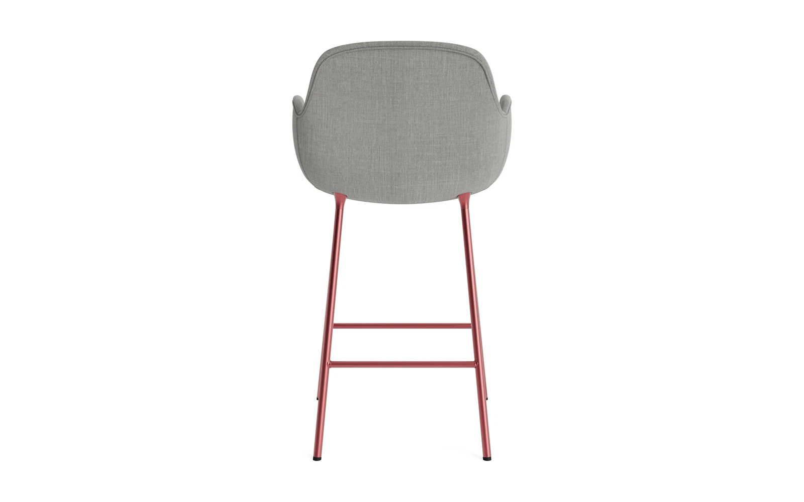 Form Barstuhl mit Armlehne 65 cm gepolstert Rot Stahl/Remix in Remix 133 präsentiert im Onlineshop von KAQTU Design AG. Barstuhl ist von Normann Copenhagen