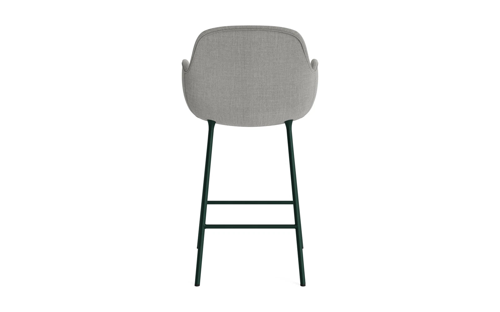 Form Barstuhl mit Armlehne 65 cm gepolstert Grün Stahl/Remix in Remix 133 präsentiert im Onlineshop von KAQTU Design AG. Barstuhl ist von Normann Copenhagen