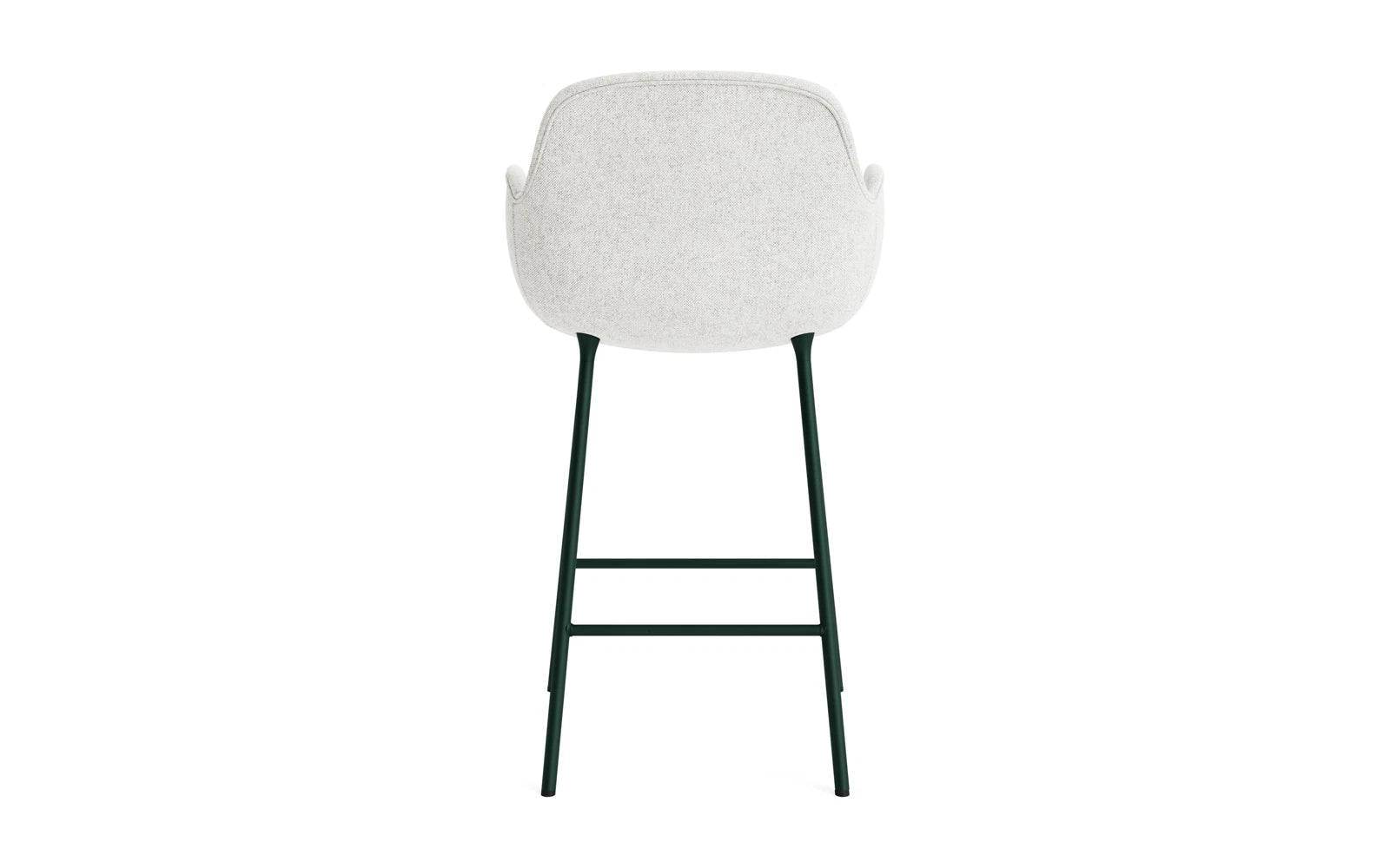 Form Barstuhl mit Armlehne 65 cm gepolstert Grün Stahl/Hallingdal in Hallingdal 110 präsentiert im Onlineshop von KAQTU Design AG. Barstuhl ist von Normann Copenhagen